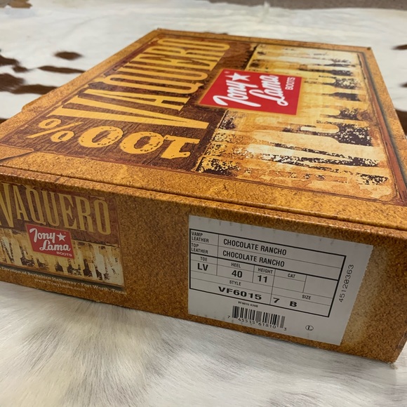 TONY LAMA • Leather Boots “Chocolate Rancho” - Picture 15 of 16